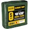 Core Tarps Tarp, 50 ft L x 0.5 mm H x 40 ft W, 5 Mil, Green/Black, Polyethylene CT-503-40X50 - alternate 1